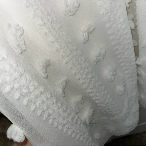 Anthropologie White Textured Mini Dress - Picture 5 of 5